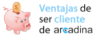 Ventajas por ser cliente de Arcadina